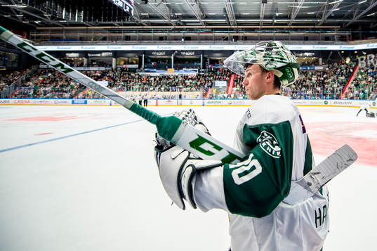 Färjestads målvakt Henrik Haukeland