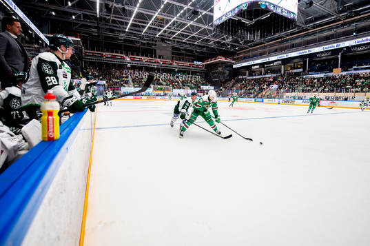Färjestads Gustav Rydahl  och Rögles Anton Bengtsson
