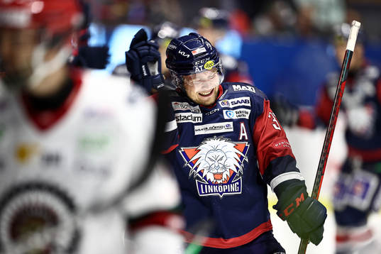 Linköpings Jesper Pettersson jublar