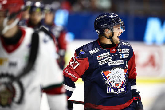 Linköpings Jesper Pettersson jublar