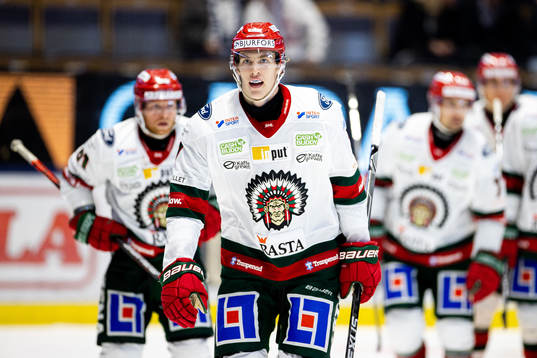 Frölundas Simon Edvinsson jublar