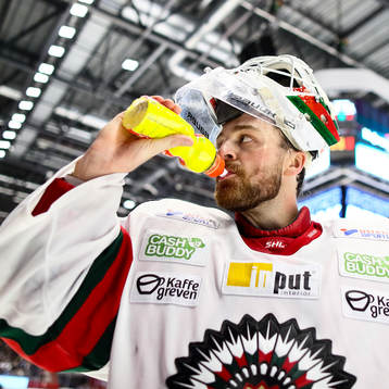 Frölundas målvakt Niklas Rubin