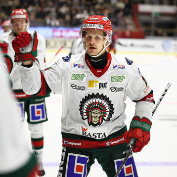 Frölundas Max Friberg jubel