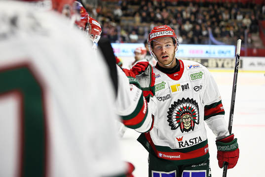 Frölundas Filip Johansson jublar