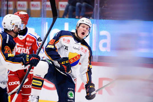 Djurgårdens Linus Andersson jublar