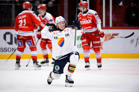 Djurgårdens Linus Andersson jublar