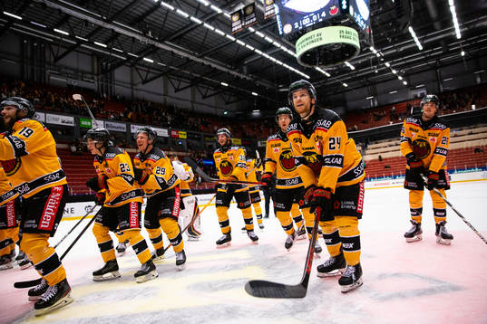 Luleås spelare jublar