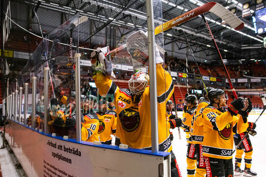 Luleås spelare jublar