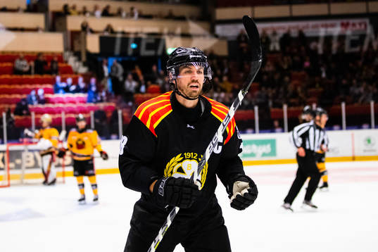 Brynäs Anton Rödin jublar