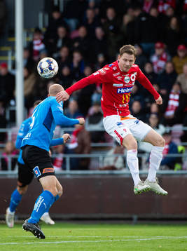 Halmstads Andreas Johansson och Degerfors Johan Bertilsson