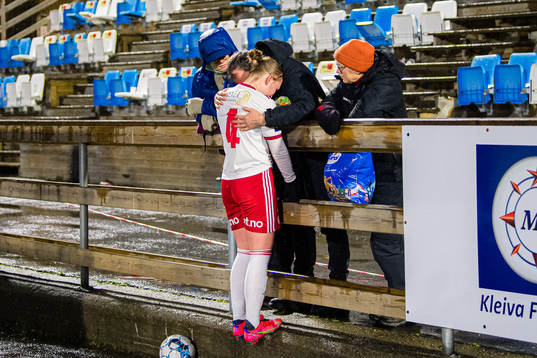 Andrea Pålsdatter Hunstad of Medkila looks dejected