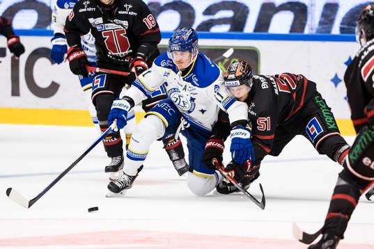 Leksands Martin Karlsson och Örebros Kristian Näkyvä