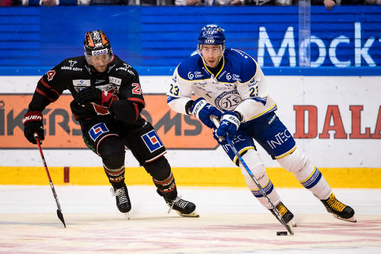 Leksands Mikael Ruohomaa och Örebros Jani Lajunen