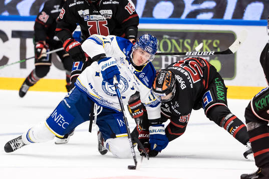 Leksands Martin Karlsson och Örebros Kristian Näkyvä