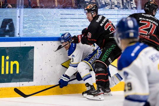 Leksands Jon Knuts och Örebros Christopher Mastomäki