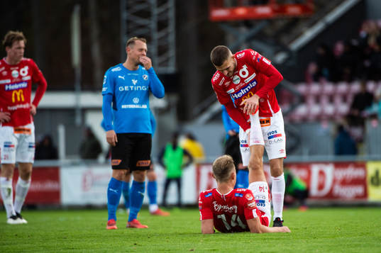 Degerfors Villiam Dahlström och Degerfors Christos Gravius