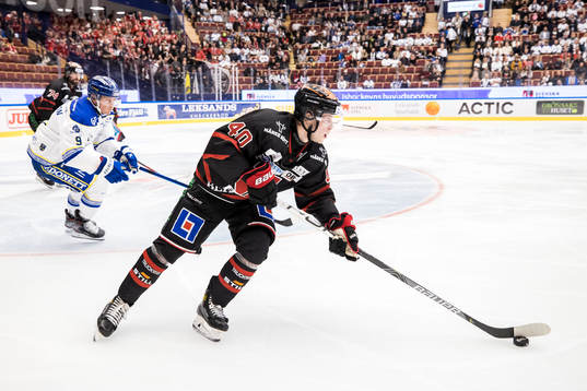 Örebros Elias Ekström och Leksands Patrik Zackrisson