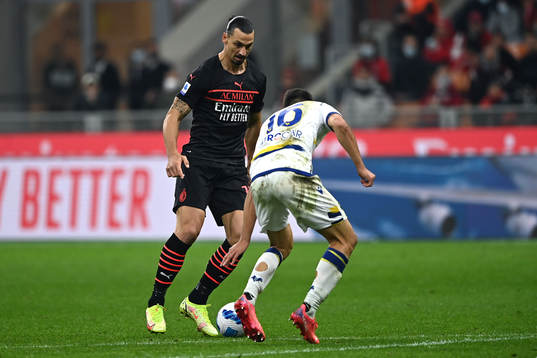 Zlatan Ibrahimovic of Milan