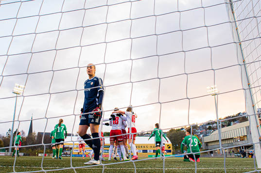 Goalkeeper Ingvild Thynes Villa and Naina Maria Inauen of