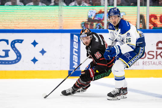 Örebros Robin Kovacs och Leksands Patrik Norén