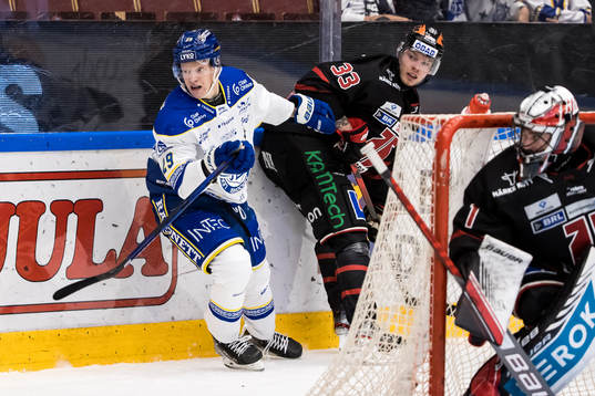 Leksands Emil Heineman och Örebros Christopher Mastomäki