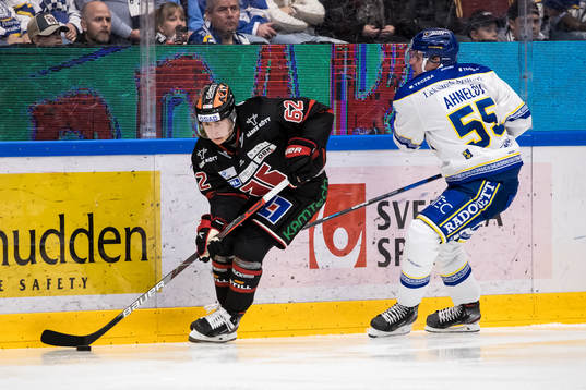 Örebros Robert Leino och Leksands Jonas Ahnelöv