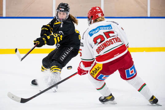 s Lindsey Donovan och Modos Maja Grundström