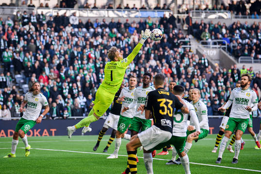Hammarbys målvakt David Ousted
