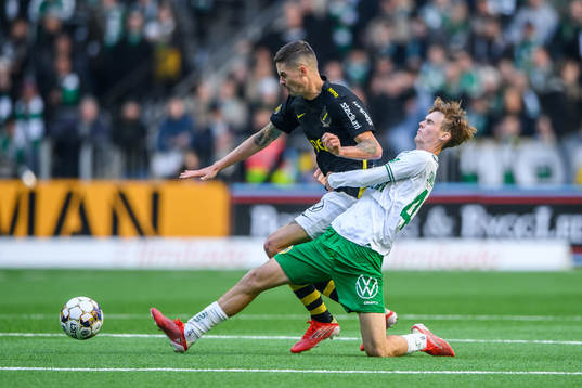 s Mikael Lustig och Hammarbys Williot Swedberg