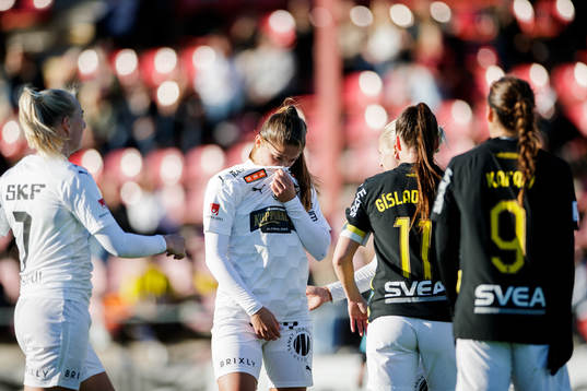 Häckens Mille Gejl Jensen deppar
