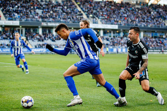 IFK Göteborgs Tobias Sana och Örebros Jiloan Hamad