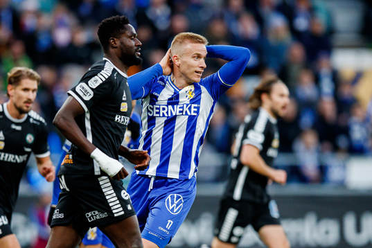 IFK Göteborgs Oscar Wendt deppar
