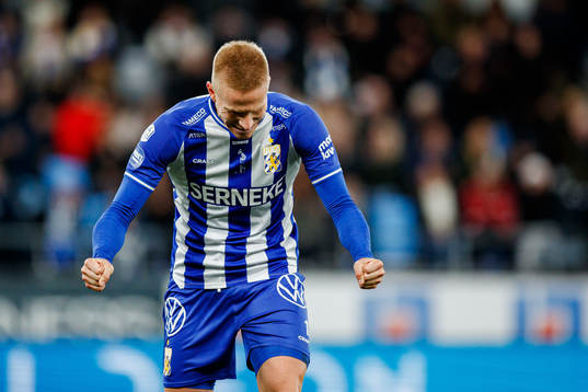 IFK Göteborgs Oscar Wendt jublar