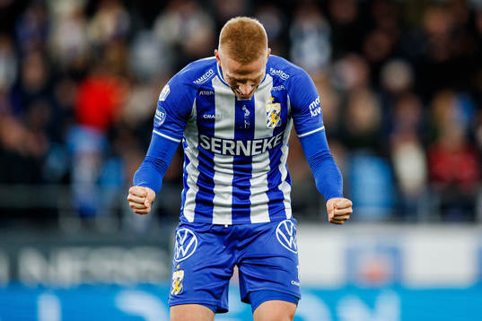 IFK Göteborgs Oscar Wendt jublar