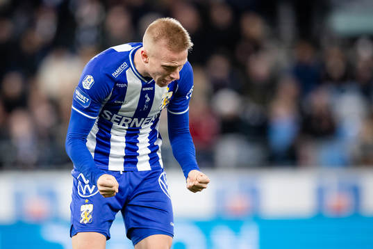 IFK Göteborgs Oscar Wendt jublar
