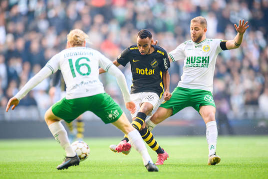 s Bilal Hussein och Hammarbys Darijan Bojanic