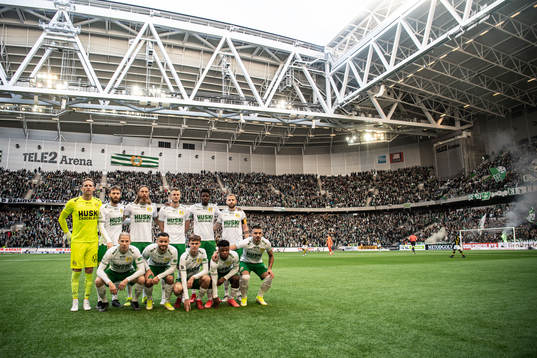 Hammarbys målvakt David Ousted, Simon Sandberg, Björn