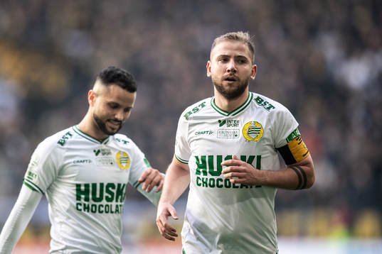 Hammarbys Mohanad Jeahze och Darijan Bojanic