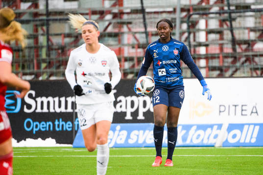 Rosengårds målvakt Angel Mukasa