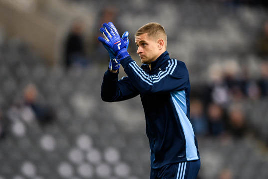 Djurgårdens målvakt Aleksandr Vasyutin