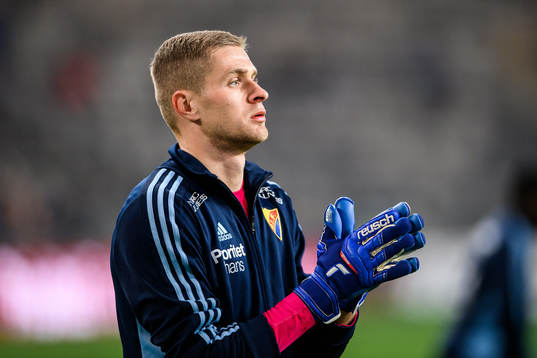 Djurgårdens målvakt Aleksandr Vasyutin