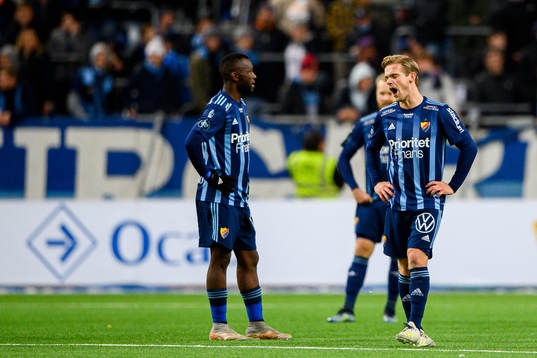 Djurgårdens Hampus Finndell deppar