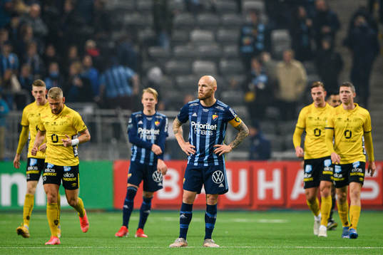 Djurgårdens Magnus Eriksson deppar