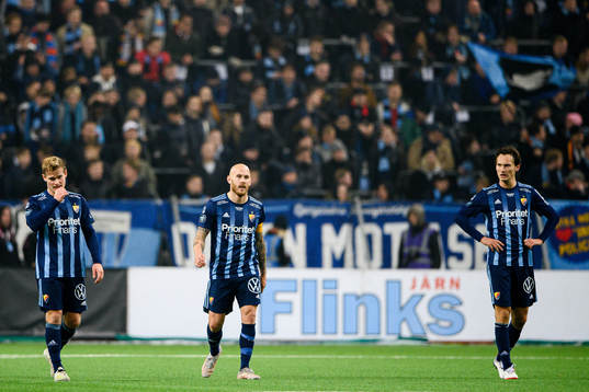 Djurgårdens Hampus Finndell , Magnus Eriksson och Hjalmar