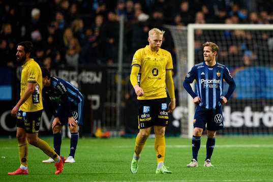 Djurgårdens Hampus Finndell deppar