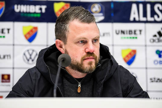 Elfsborgs manager Jimmy Thelin på presskonferensen
