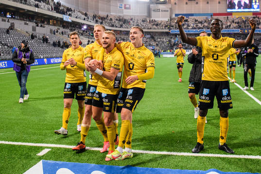 Elfsborgs Per Frick, Simon Strand  och Maudo Lamine Jarjué
