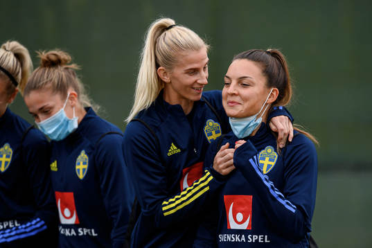 Sofia Jakobsson and Johanna Rytting Kaneryd of the Swedish