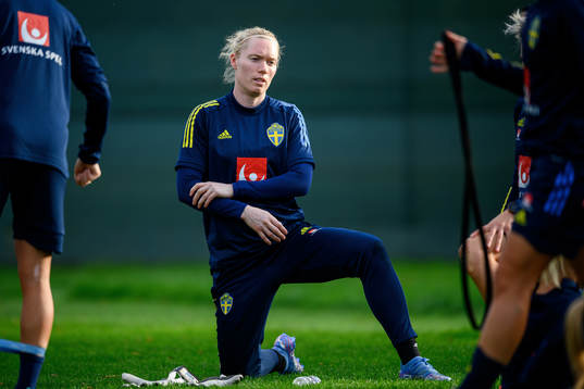 Goalkeeper Hedvig Lindahl of the Swedish women's national