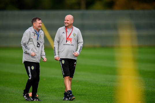 Peter Gerhardsson, head coach and Magnus Wikman, assistant